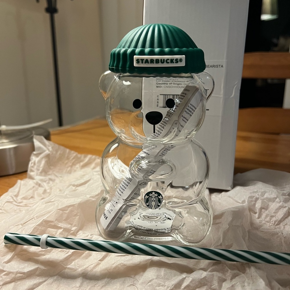 Starbucks Bearista Glass Cup